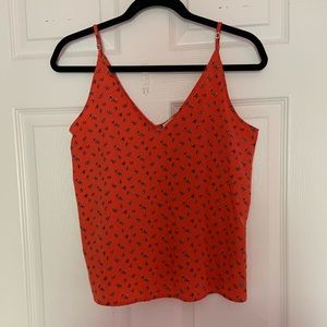 Abercrombie butterfly print tank